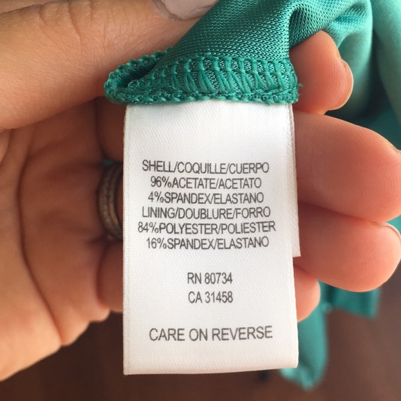 BCBG Max Azria turquoise dress - Picture 8 of 8